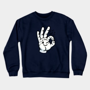 gesture ok Crewneck Sweatshirt